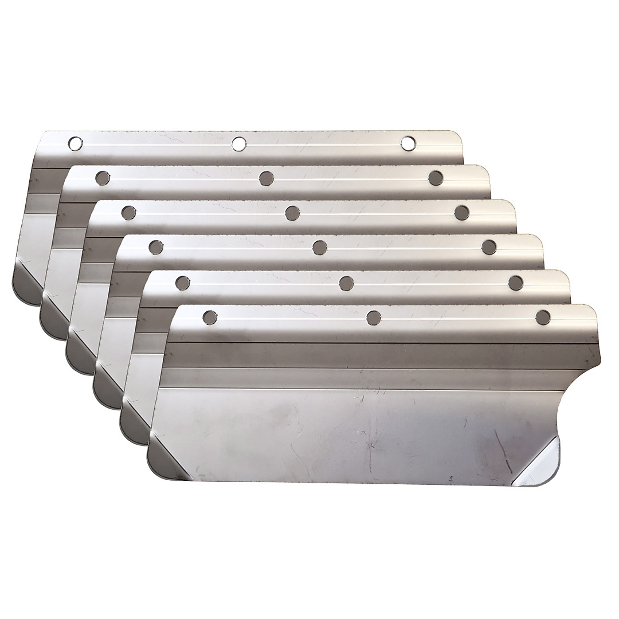 Rokamat Steel Trowel Blades — 6 Pcs, Compatible with Rokamat Skate Tool, Model# RKT93104
